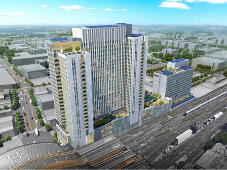 Crossing Building rendering