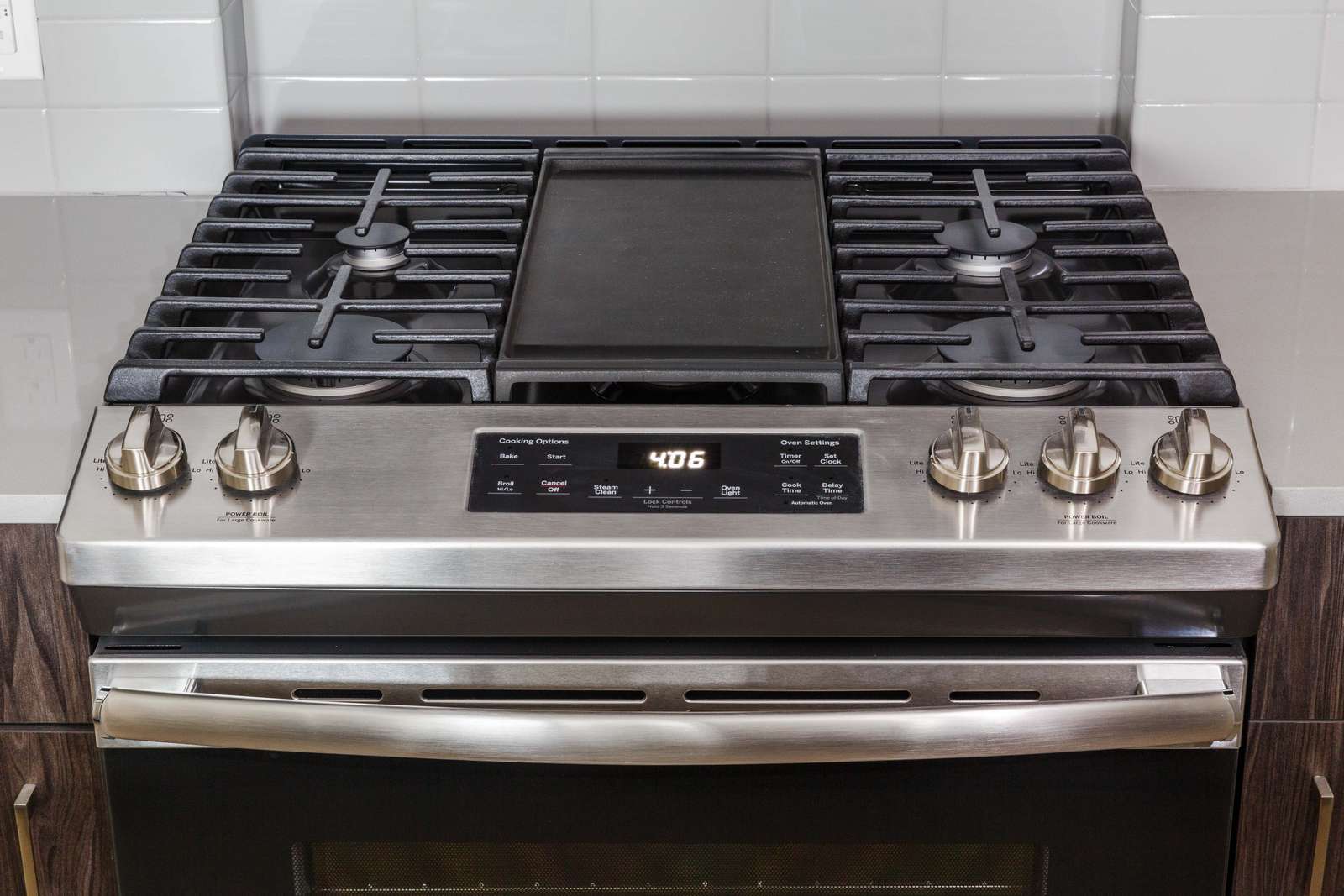 Stainless Stove Detail