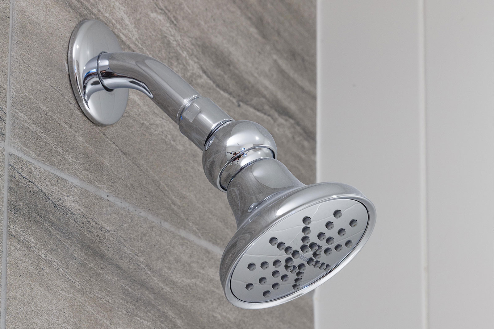 Chrome Shower Fixture detail